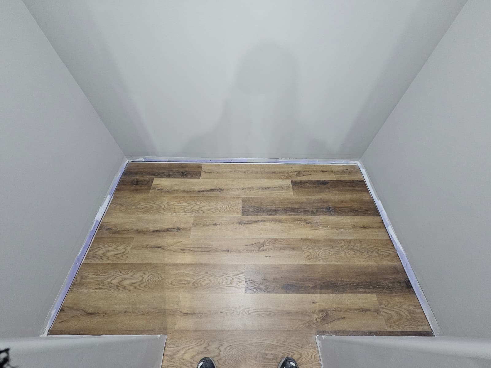 Budget basement LVP vinyl plank flooring installation Bourbonnais Kankakee Illinois